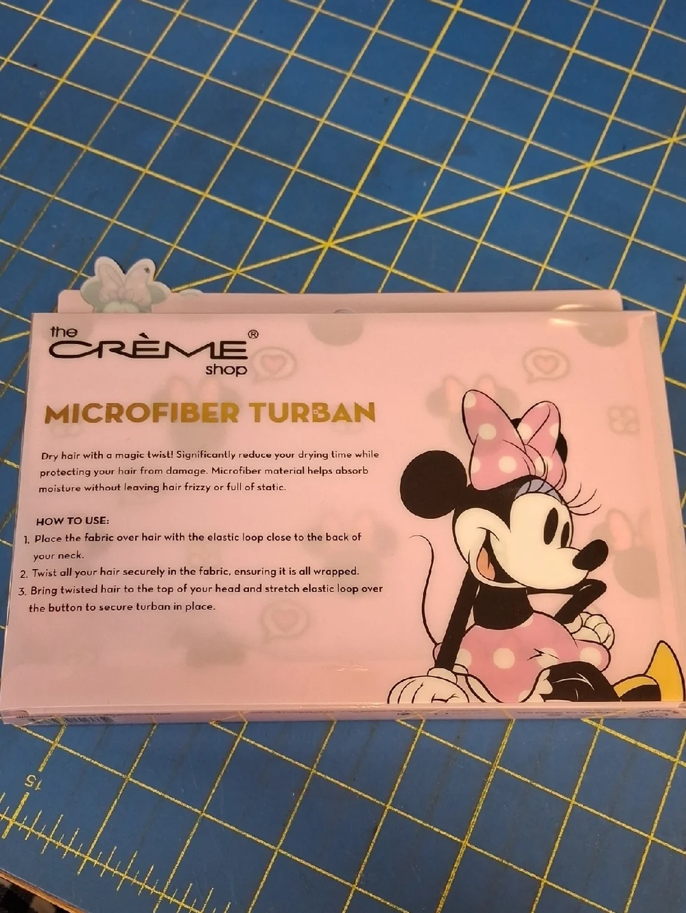 The Crème Shop Disney Minnie Mouse Microfiber Turban NWT